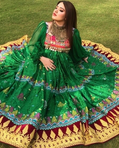 Ropa tradicional hecha a mano vestido afgano de alta calidad mejor Material afgano Vintage vestidos de mujer 0715 - Product Image 4