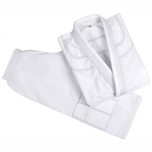 Jiu jitsu kimonokimono de jiu jitsu venta al por mayor Jiu Jitsu Unisex Karate traje artes marciales desgaste 100% algodón diseño de logotipo personalizado - Product Image 2