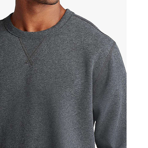 Sweat-shirts à col rond respirants les plus vendus - Pull pour homme - Sweat-shirts à manches longues en polyester et coton épais OEM personnalisé - Product Image 4