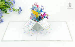 งานแฮนด์เมดแบบป๊อปอัพ3D วันพ่อบัตรขอบคุณมากกระดาษงานฝีมือของที่ระลึก - Product Image 3