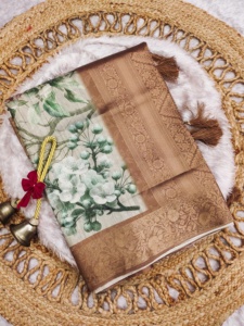 Saree de seda Banarasi para mujer de diseñador indio con blusa Hermoso trabajo étnico pesado y secuencia de 3 colores Mejor precio Sari elegante - Product Image 2