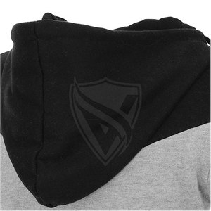 Sudadera con Capucha de Forro Polar para Hombre, Personalizada con Logotipo, Negra, de Moda, Manga Larga, Secado Rápido, Transpirable, para Invierno, Impresión Personalizada al por Mayor - Product Image 3