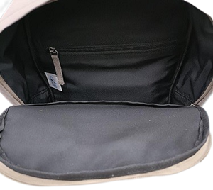 Mochila de poliéster reciclado al por mayor, mochila escolar para ordenador portátil básica funcional, mochila universitaria con relleno trasero, patrón de logotipo unisex, tipo de viaje - Product Image 5