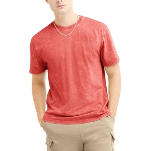 T-shirts personnalisés vintage poids lourd délavés à l'acide 100% coton pour hommes T-shirts pour hommes avec votre propre conception - Product Image 4