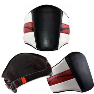 2025 Color de contraste personalizado Buen proveedor en diferentes formas Haga su propio logotipo Protector de vientre de boxeo hecho a mano - Product Image 5