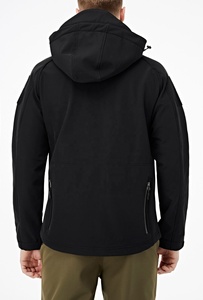 Respirant imperméable chaud et résistant à l'usure peau de requin Softshell veste hommes en plein air Softshell veste vêtements doux quantité - Product Image 4