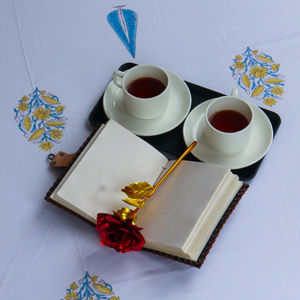 Hand Block Printed Cotton Bedsheet | White Floral & Paisley Motif Bed Sheet with Border | Indian Handmade Bedding for Wholesale - Product Image 1