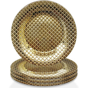 Placas de cargador Placas perfectas Ajuste de lugar Decoración de mesa Underplate Accesorio de mesa de boda Centro de mesa Manteles individuales - Product Image 1