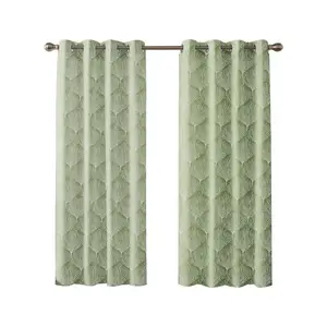 New Design Curtains Simple Classic Solid Color Curtain For Living Room Hotel 100% Blackout Wholesale Curtain