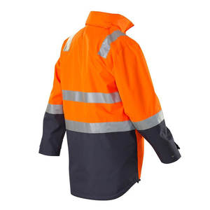 2025 High Quality Men's Workwear <b>Safety</b> Jacket Reflective Canvas Hi Vis for Winter Wholesale Hi Vis Jacket for Spring - Product Image 3