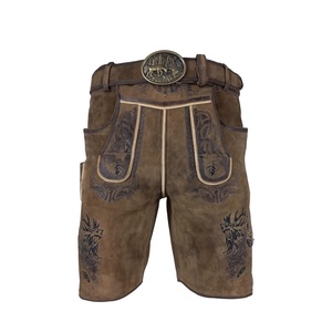 Venta al por Mayor de Trajes Bávaros Alemanes para Hombre, Incluye Pantalones Cortos Lederhosen de Estilo Urbano en Varios Colores - Product Image 1