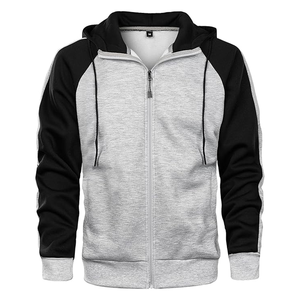 Sudadera informal de manga larga con cremallera para hombre con cordón y bolsillo Chaqueta con capucha estampada de otoño-Sudaderas con estampado digital - Product Image 3