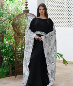Nouvel arrivage de robe modeste d'hiver sur mesure caftan papillon Abaya en tissu Nida Meilleur prix de gros au Pakistan - Product Image 1