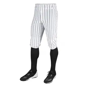 Ropa deportiva superventas precio barato color sólido hombres pantalones de béisbol diseñe sus propios hombres pantalones de béisbol para la venta
