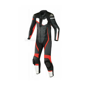 Combinaison en cuir pour moto avec armure approuvée CE pour la protection complète du corps et le confort Combinaison en cuir pour moto professionnelle - Product Image 1