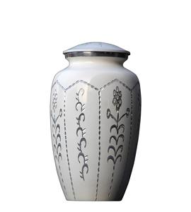 Adult Cremation Urns for Male/Female Funeral Urn for Human Ashes Decorative Urns for Ashes <b>Large</b> <b>Keepsake</b> <b>Box</b> (White) - Product Image 1