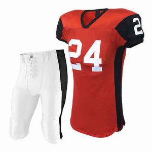 Uniforme de football américain de dernière génération fabriqué en usine, nouveau style, uniforme de football américain pour jeunes, prix de gros - Product Image 3