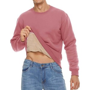 100% algodón orgánico francés Terry cuello redondo forrado sudadera - Product Image 1