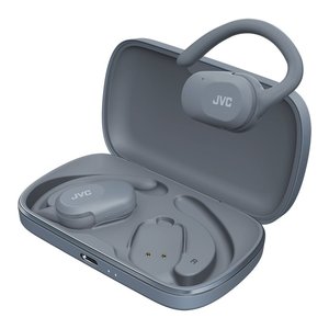 Écouteurs Bluetooth TWS JVC NEARPHONE Pivot Motion avec microphone, casque sport bleu, modèle HA NP40T a U 0990639 - Product Image 1