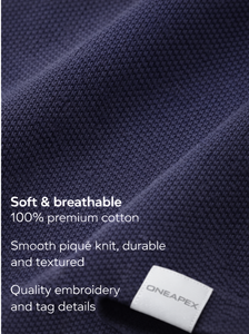 Camisa Polo Personalizada para Hombre - Manga Corta, Poliéster, Uniforme Corporativo y de Equipo (Azul Marino) - Product Image 6