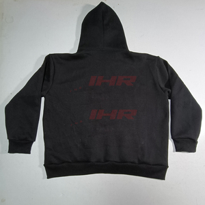 Sudadera con Capucha de Invierno de Alta Calidad, Lisa, Teñida, Estilo Urbano, con Cierre y Logotipo Personalizado, Unisex, de Forro Polar - Product Image 3