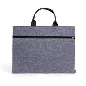 Borse portaoggetti ecologiche in RPET della Florida, borsa in feltro per gadget - Product Image 1