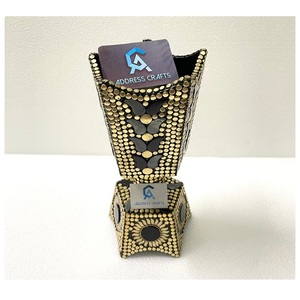 Quemador de Incienso de Latón Dorado Estilo Árabe de 12 Pulgadas, Ecológico, para Hogar y Oficina, Regalo para Eid y Ramadán, Superventas, Bakhoor Oud - Product Image 2