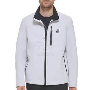 แจ็กเก็ตซอฟต์เชลล์สำหรับผู้ชายเสื้อแจ็คเก็ตผ้านุ่มสำหรับฤดูหนาวผลิตตามสั่งมาใหม่ - Product Image 1