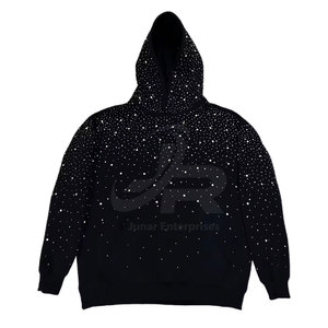 Sudaderas con Pedrería Brillante para Hombre, Sudadera Casual Elegante con Pedrería Brillante - Product Image 2