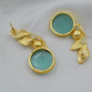 Nueva llegada última colección de diseño chapado en oro pendientes de tuerca al por mayor hechos a mano 18K Pendientes chapados en oro para las mujeres - Product Image 5