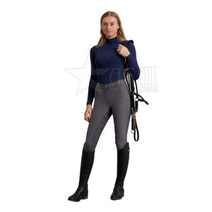 Couche de base personnalisée pour équitation chemise de spectacle d'équitation pour femmes chemise pour dames d'usine OEM pour la vente en ligne - Product Image 3