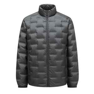 Veste pour homme 90% de velours, manteau long épais en duvet léger, doux et chaud, veste légère - Product Image 1