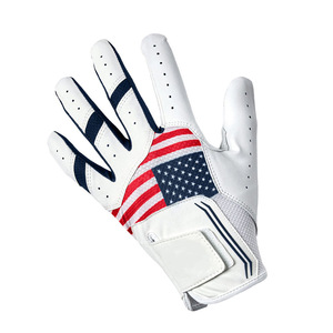 Gants de golf tout temps en cuir PU maille respirante légère prise en main confortable Logo personnalisé OEM Usine Vente en gros Sublimé - Product Image 2