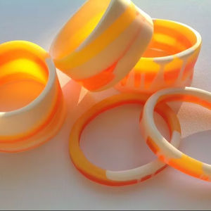 Bracelet en résine géométrique pour femmes et filles, bracelet irrégulier en marbre ambre pour femmes - Product Image 3