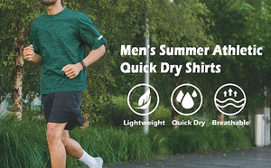 T-shirt de sport pour hommes en polyester de haute qualité, uni ou imprimé, idéal pour la gym et l'entraînement musculaire - Product Image 6