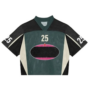 Fabricante personalizado de secado rápido de gran tamaño fútbol americano Jersey sublimación bordado para hombres Boxy camisetas - Product Image 6