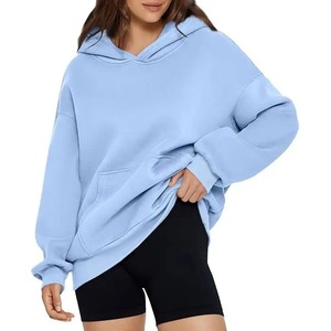 Vente en gros sweats à capuche confortables pour femmes à séchage rapide manches longues épaules tombantes sweats à capuche pour femmes sweats à capuche pour femmes de haute qualité - Product Image 1