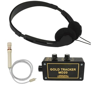 Détecteur de métaux Gold Tracker MD20 en plastique, sonde 50kHz, écouteurs, communication mobile, certifié ROHS, IP68, 1000W, garantie 3 ans - Product Image 2