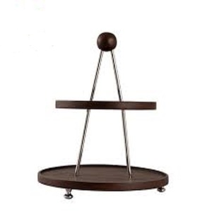 Base para Pastel de Madera Alegre, Ideal para Fiestas y Exhibición de Pasteles con Encanto Rústico - Product Image 2