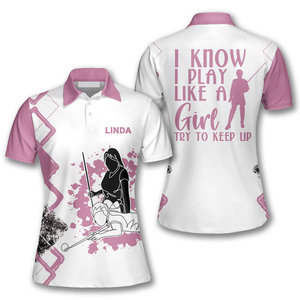 ขายส่งขายร้อนที่กําหนดเองการฝึกอบรม Sublimated ผู้หญิงเสื้อยืดโปโลบิลเลียดสนุ๊กเกอร์เสื้อ - Product Image 6