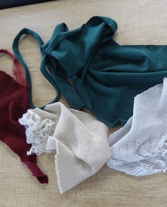 Vải tổng hợp dệt chất thải Clip PA66, Nylon, Polyester kiện kết hợp màu sắc để tái chế cho cảm thấy, kém chất lượng. - Product Image 1