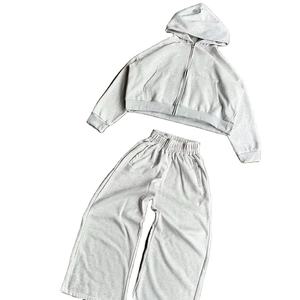 Conjunto de 2 Piezas de Felpa Francesa Personalizado, Chándal Vintage de Algodón para Hombre con Lavado Ácido - Product Image 1