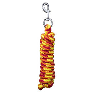 Braided Soft 8ft Poly <b>Lead</b> <b>Rope</b> for Horses Durable Strong Polypropylene with Brass Plated Snap Grip Training Handling Livestock - Product Image 1