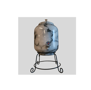 Estilo Martillos Diseño Cobre Olla de agua Tamaño personalizado Diseño impreso soporte de metal con vidrio - Product Image 3