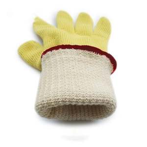 Guantes de Fibra de Aramida 100% (Kevlar/Twaron) Elásticos, Lisos (sin Recubrimiento), con Puño Acampanado, Resistentes al Calor y a las Llamas - Product Image 2