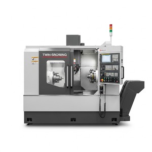 เครื่อง CNC หมุนสองแกนหมุนศูนย์กลางงานหนักใช้งานง่ายเครื่องจักรทนทานสำหรับใช้ในโรงงานอุตสาหกรรม - Product Image 1