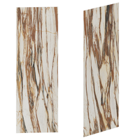 Sélection spéciale Carreaux en grès cérame 100% italien Effet marbre brillant pour villa Chambre avec design graphique Prêt à la vente