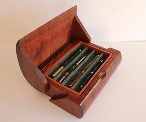 Palabras clave hecho a mano de bambú, juego de bolígrafos de regalo de lujo de alta calidad, bolígrafo de madera con logotipo grabado personalizado con caja de madera - Product Image 2