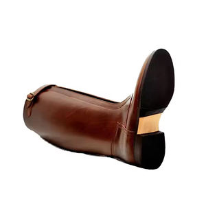 Bottes d'équitation en cuir écologiques de haute qualité, vente en gros de bottes d'équitation en cuir de qualité supérieure - Product Image 4