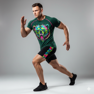 T-shirt pour homme à col rond, tissu en coton doux, décontracté, tendance, vêtements de sport pour la salle de sport, vente chaude, impression personnalisée, commandes en gros OEM - Product Image 3